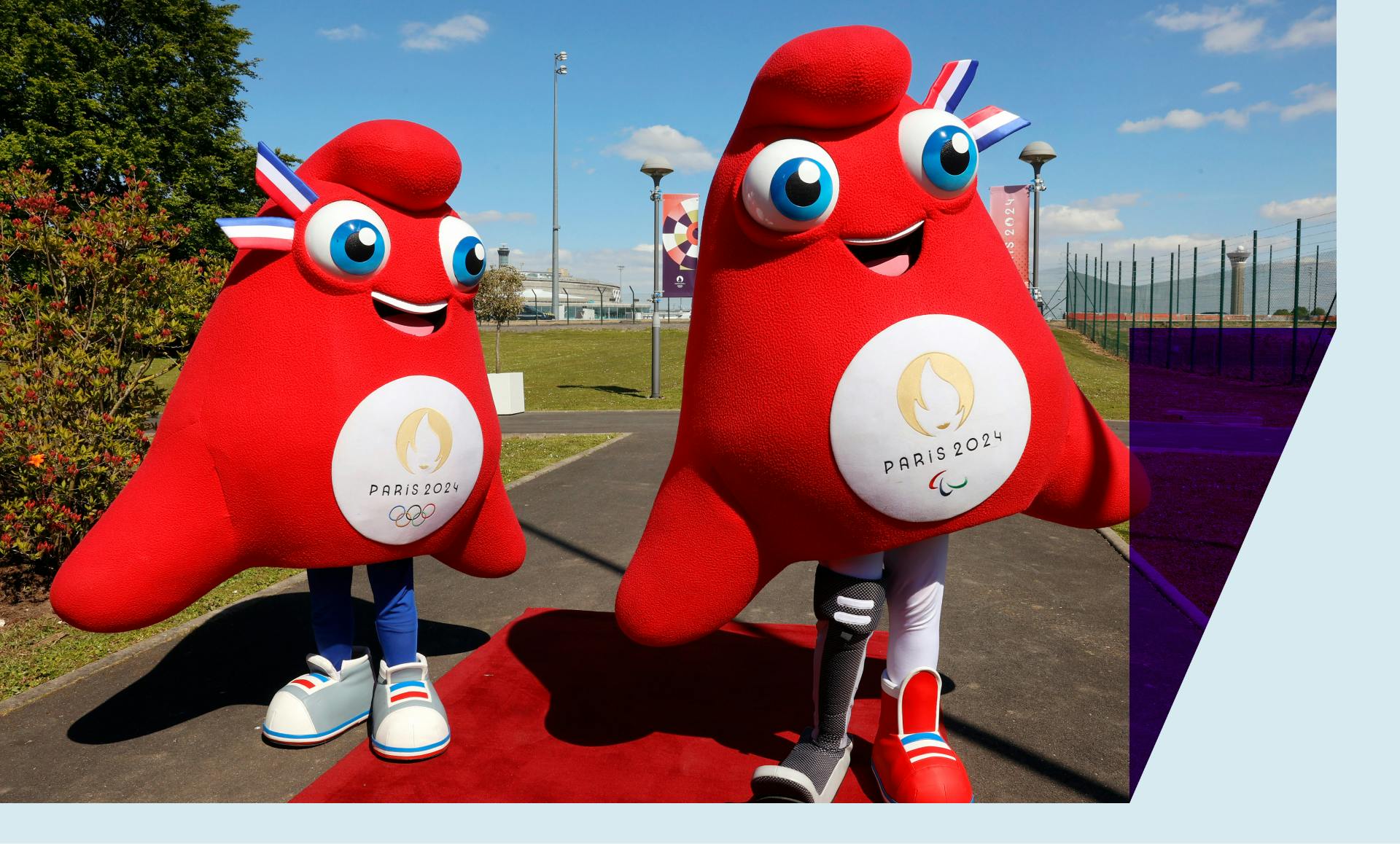 Official mascots for the Paris 2024 Summer Olympic and Paralympic Games.
