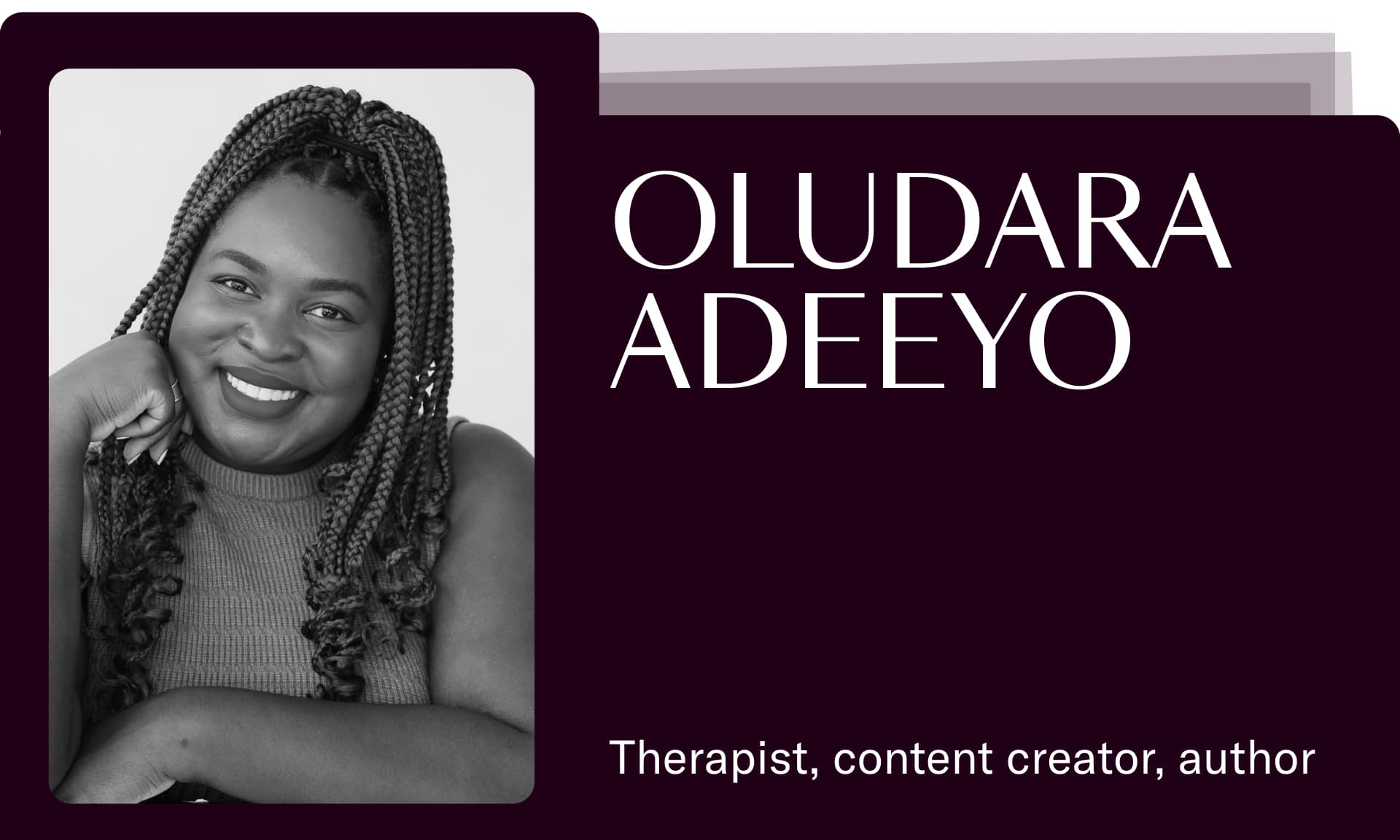 Portrait photo of Oludara Adeeyo