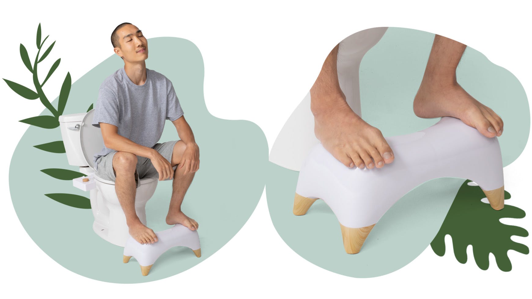 toilet stool to help with posture