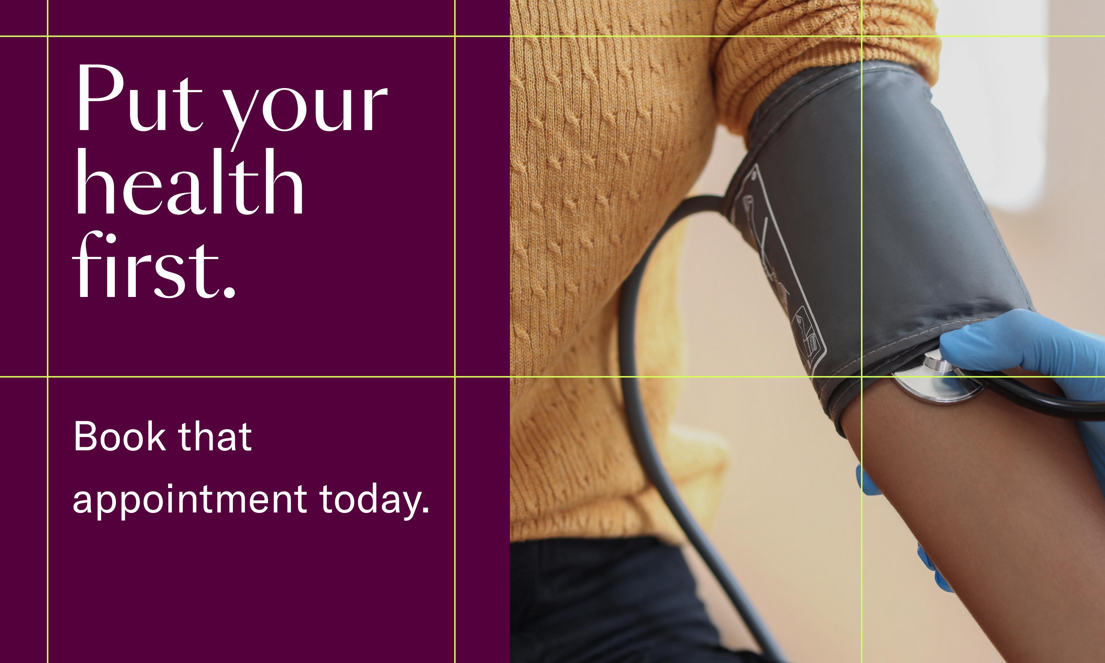 put your health first. book that appointment today.