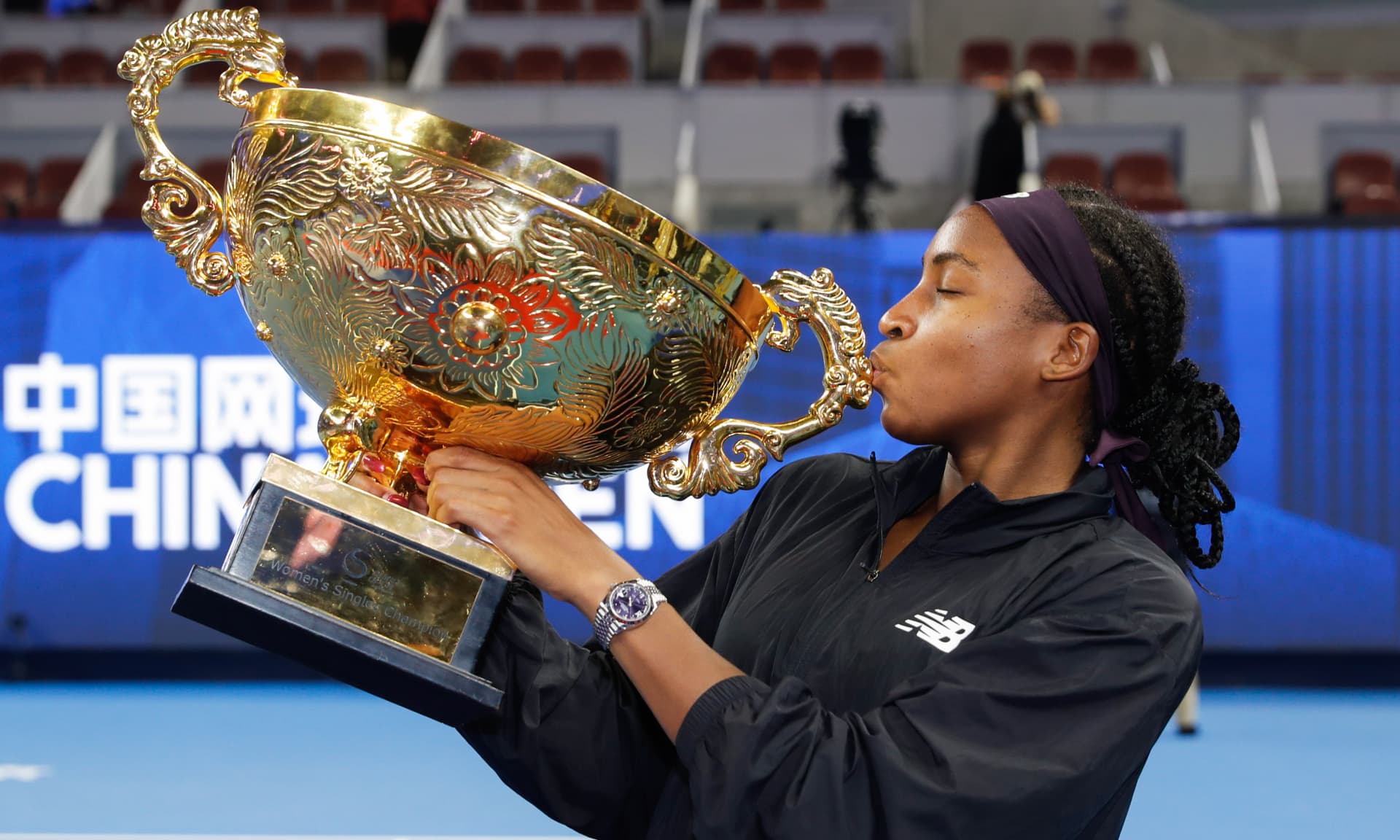 Coco Gauff at the China Open