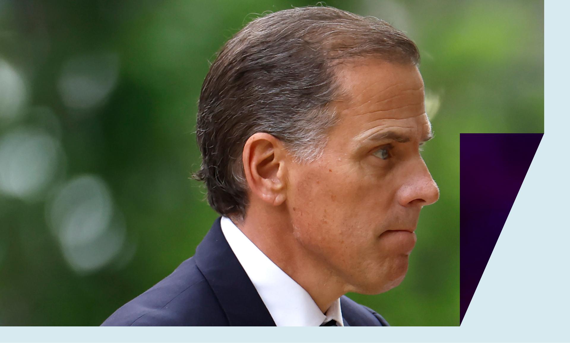 Hunter Biden, son of U.S. President Joe Biden, arrives to the J. Caleb Boggs Federal Building on June 06, 2024 in Wilmington, Delaware