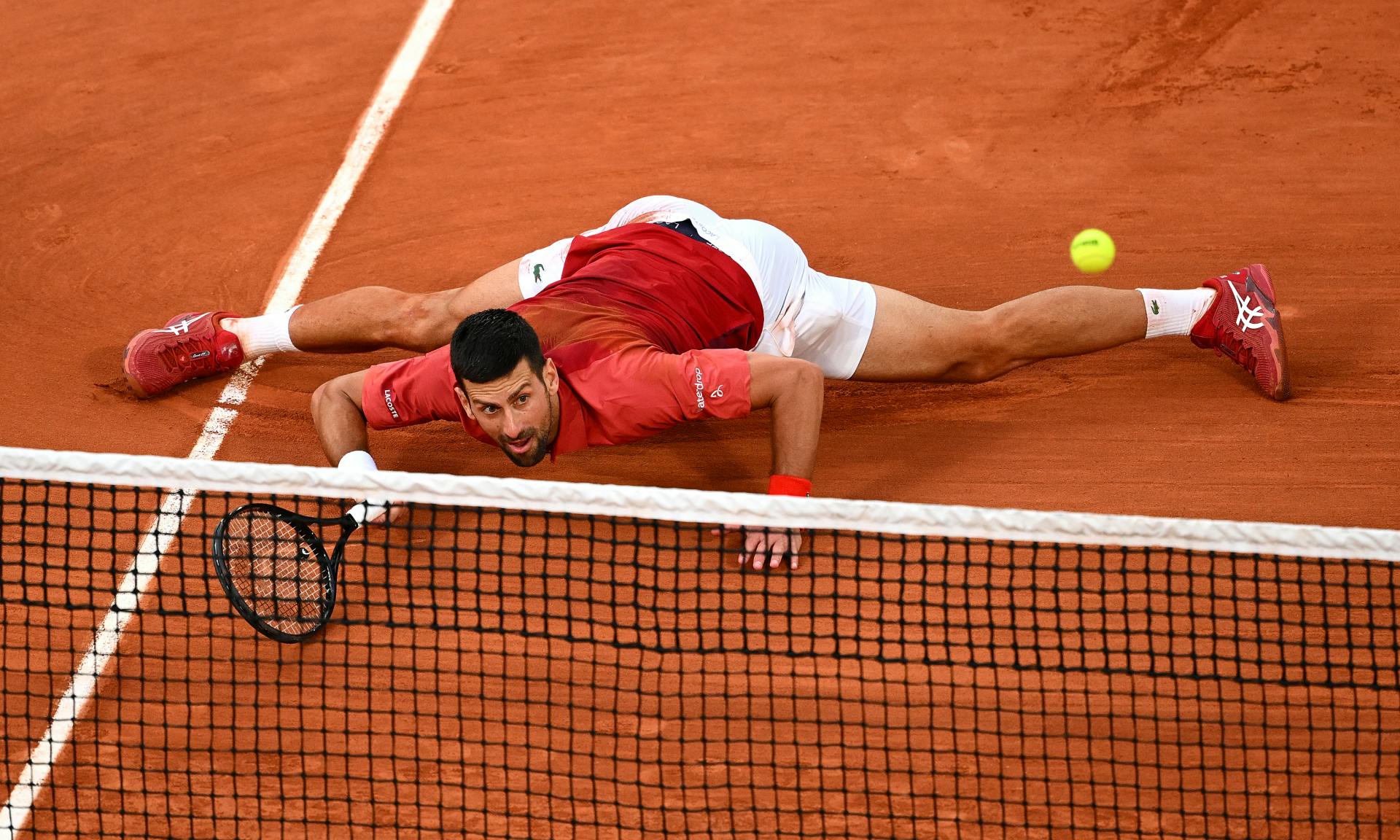 Novak Djokovic at the French Open