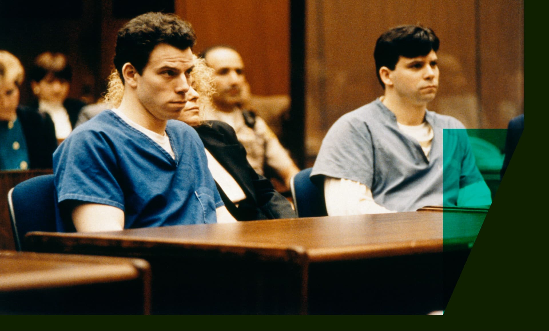 Erik and Lyle Menendez during their trial