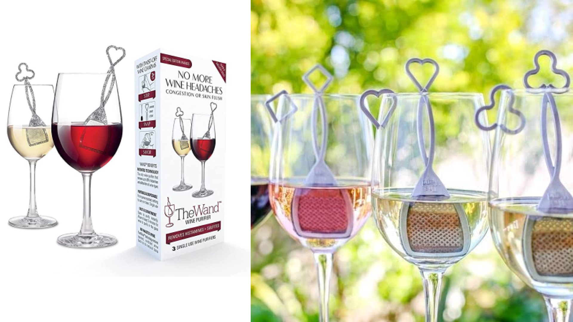 wine filter that may help reduce hangover symptoms