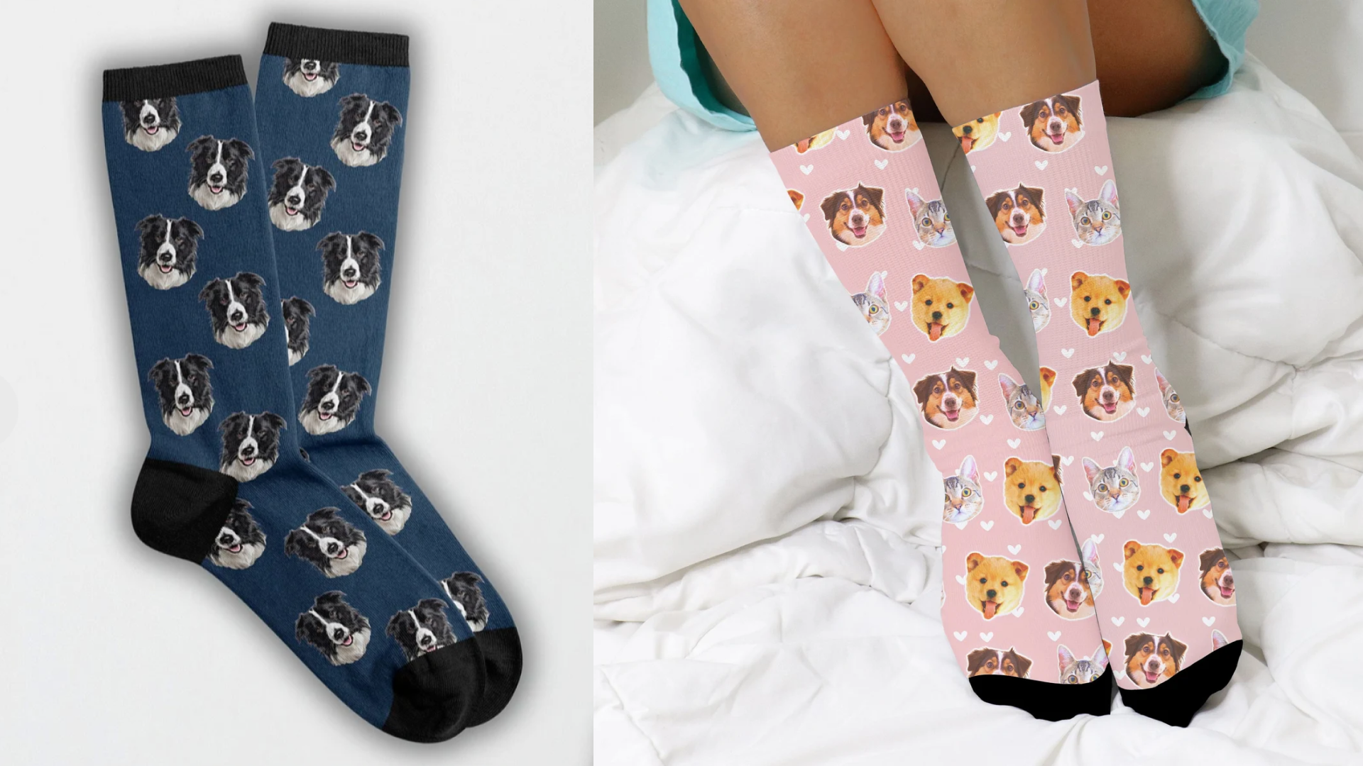 custom pet photo socks