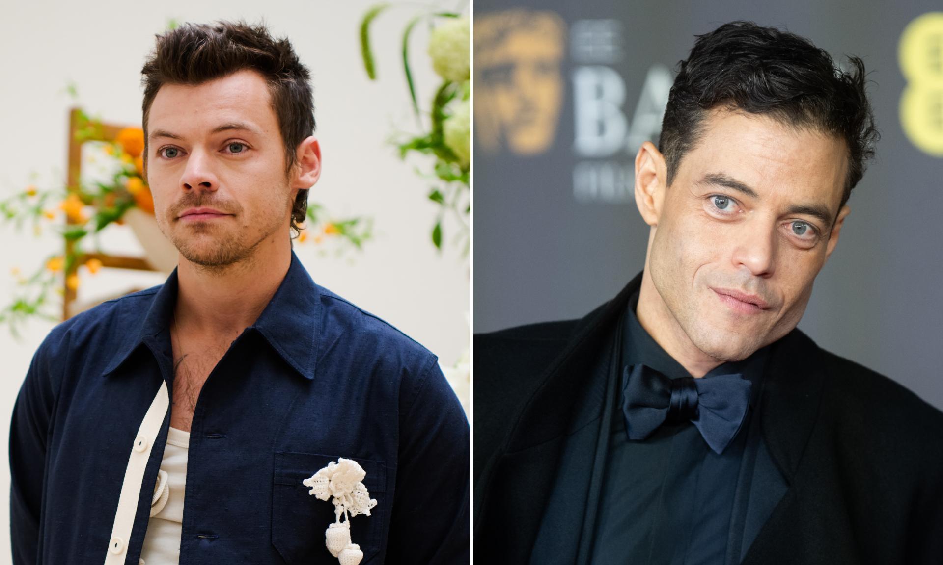 Harry Styles and Rami Malek