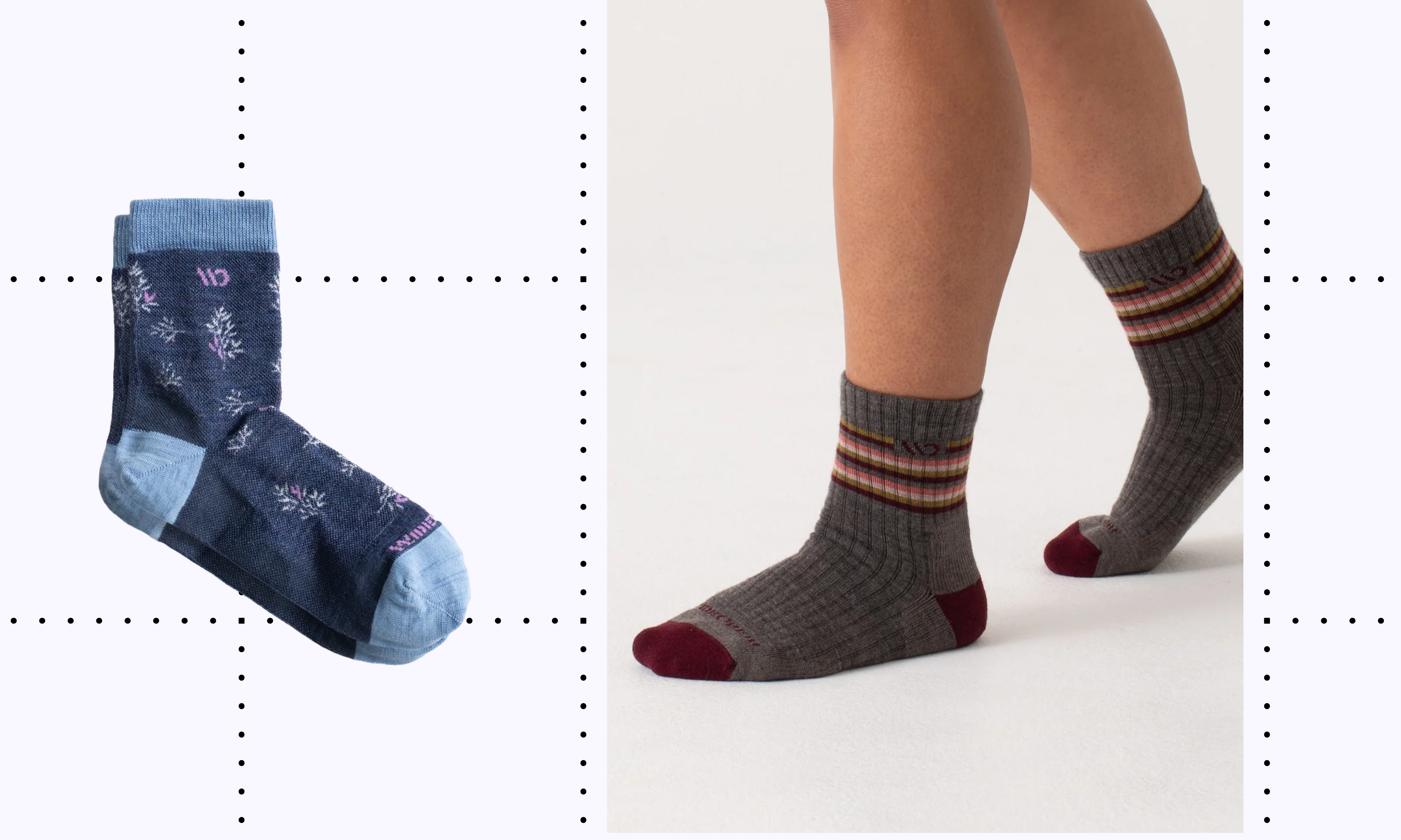 Merino Wool Compression Socks - Comfort + Flexibility