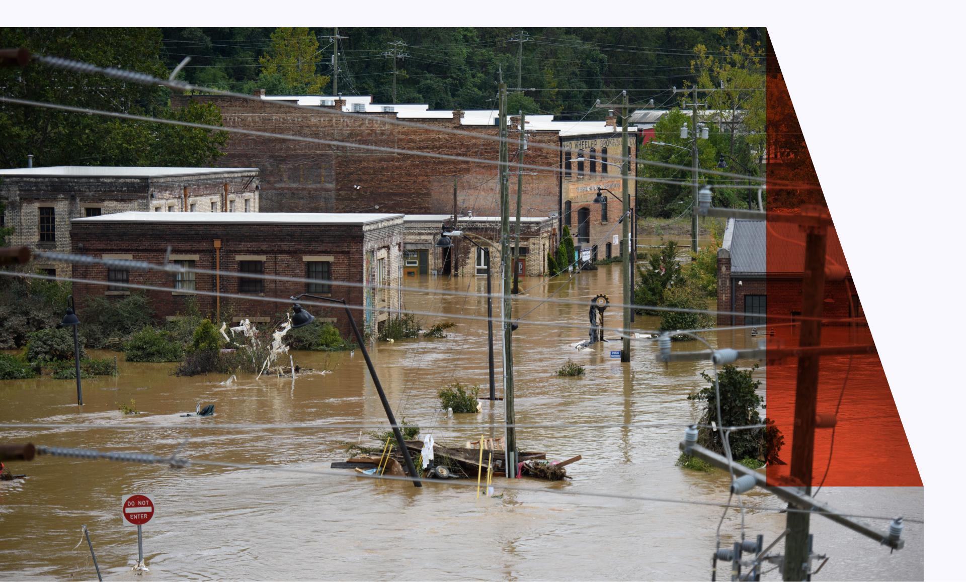 Flooding in North Carolina.