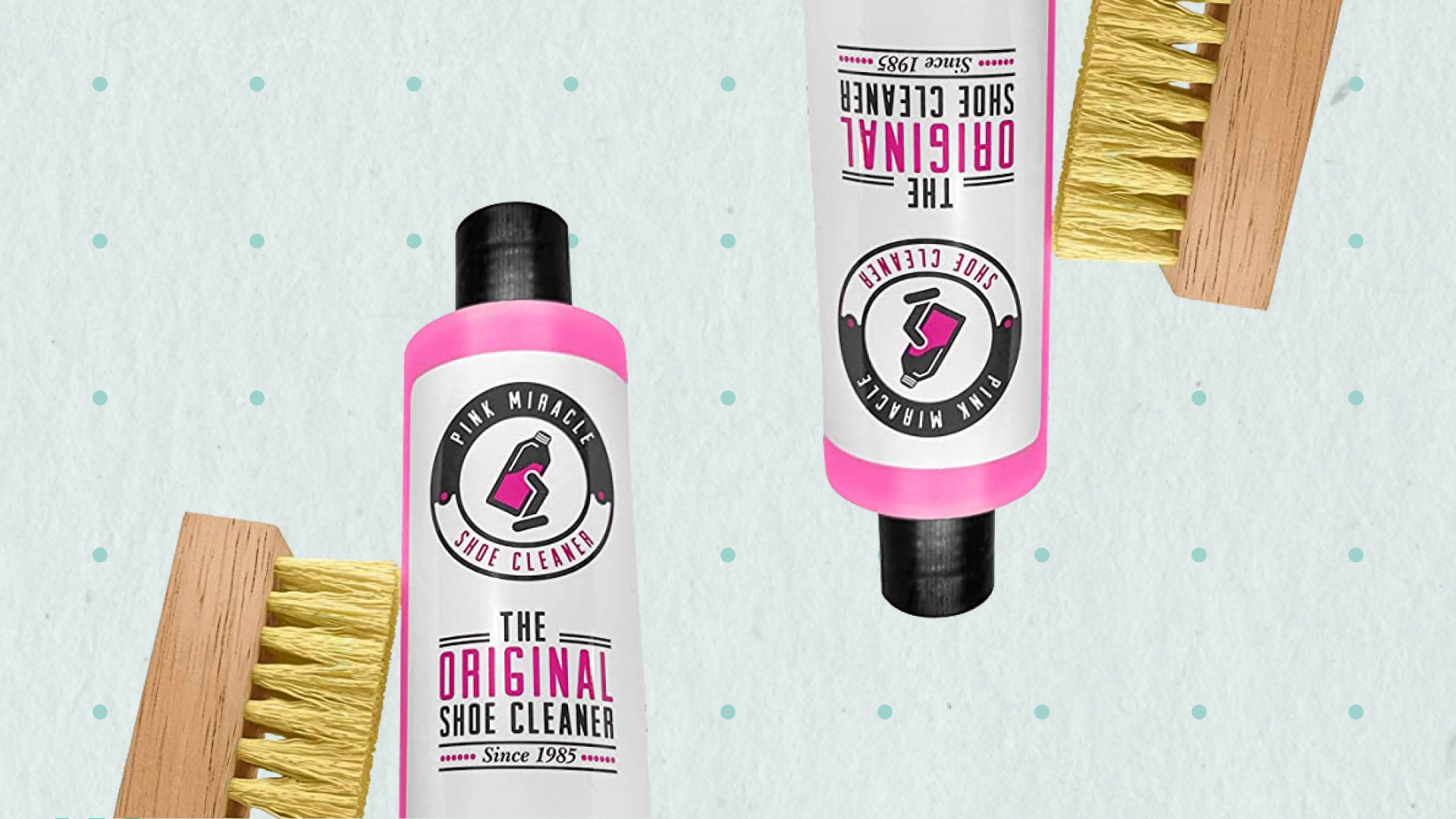 Pink Miracle Shoe Cleaner - Clean white sneakers 👟 to start the day off  right . . . . . Pink Miracle on  Prime - Or check the Link in Bio