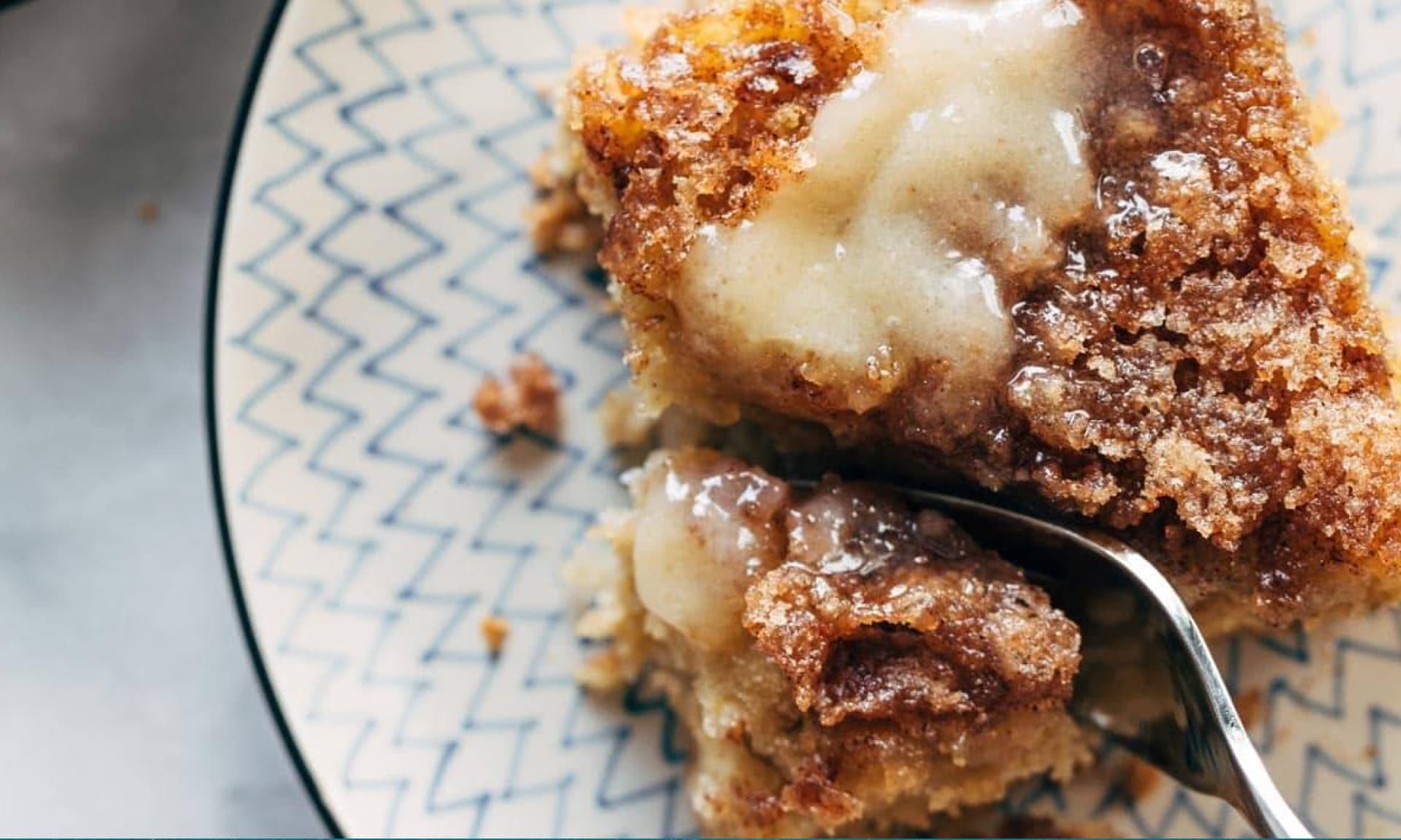 Pinch of Yum’s Cinnamon Sugar Apple Cake