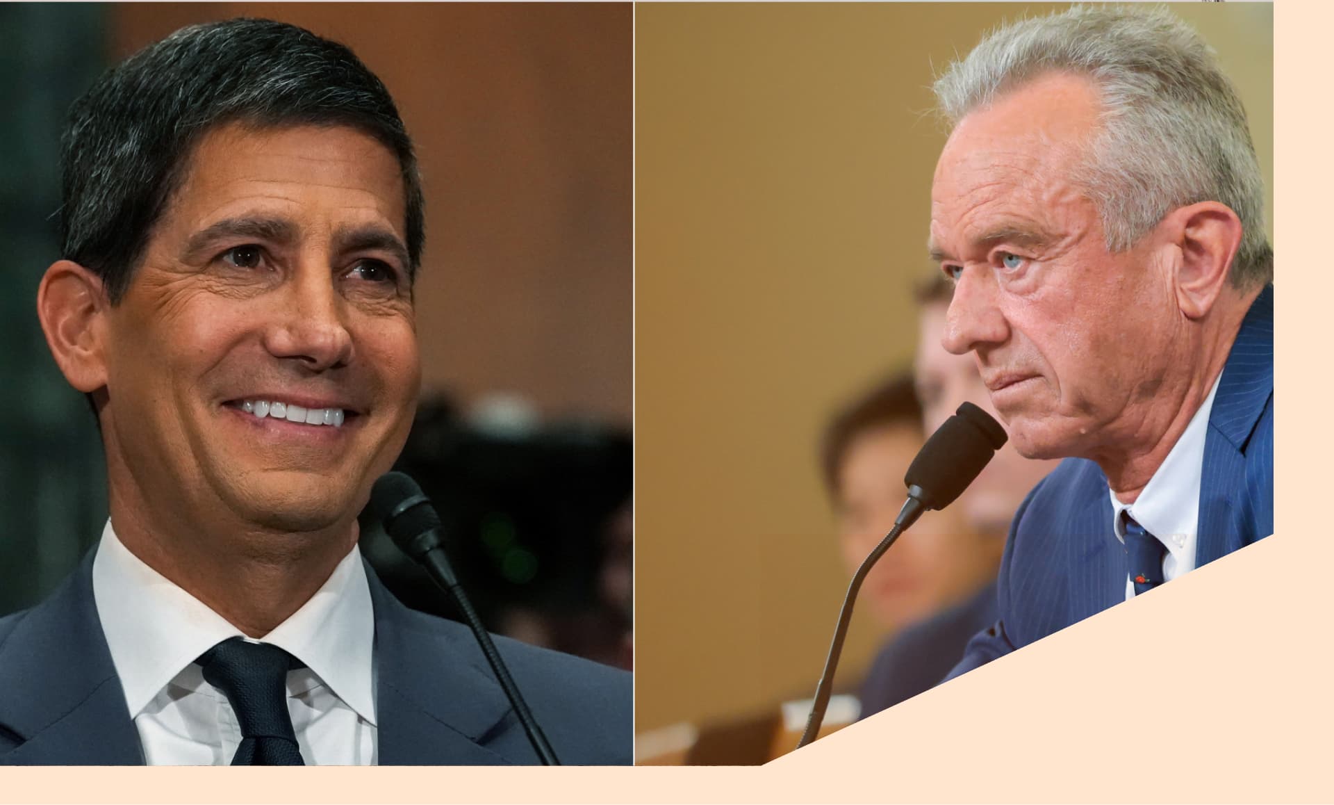 A Seine river bus boat docks in front the Eiffel Tower adorned with Olympic rings ahead of the Paris 2024 Olympic and Paralympic Games in Paris in July 16, 2024