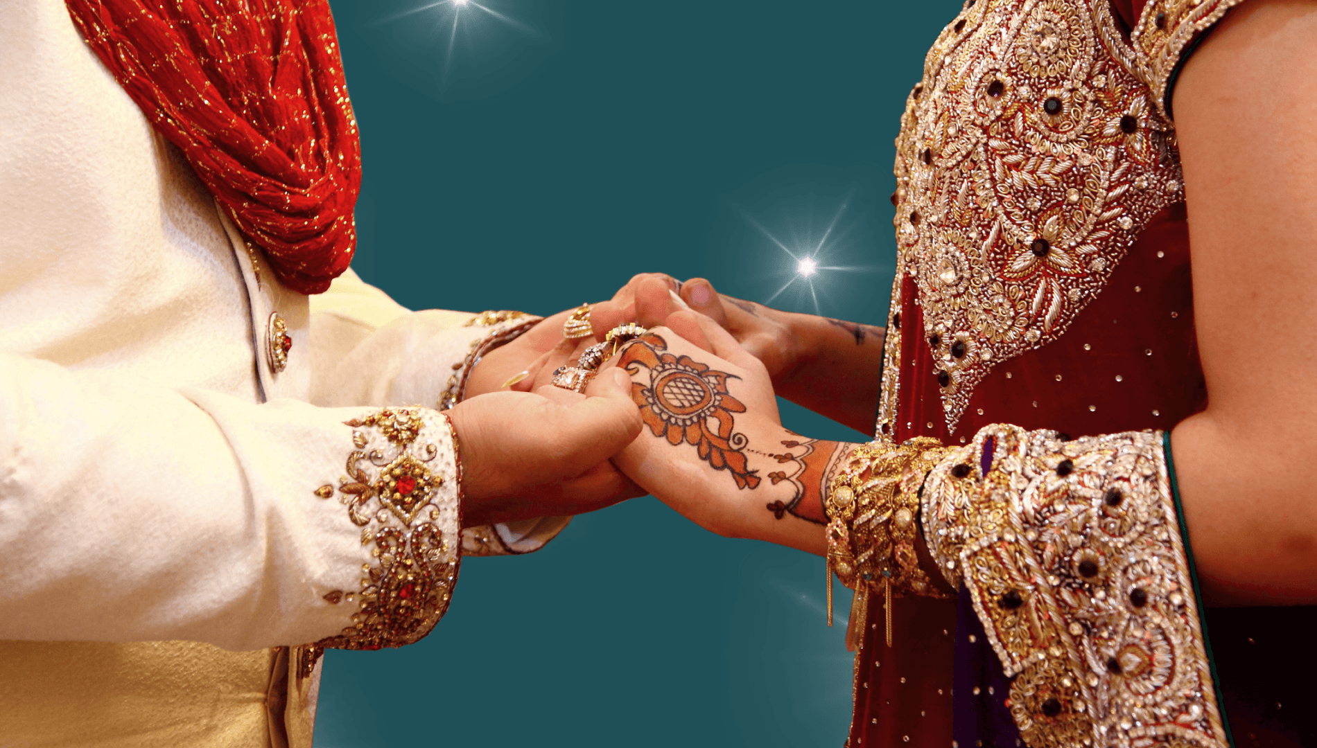 Pop Cultured with theSkimm promo featuring an Indian wedding