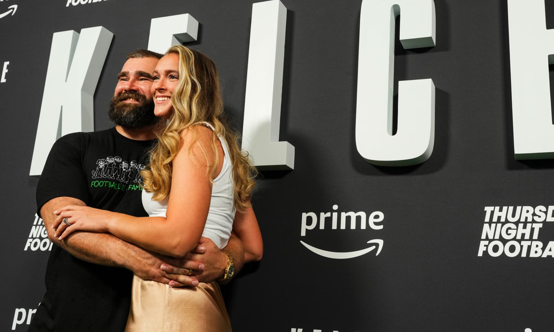 Jason and Kylie Kelce