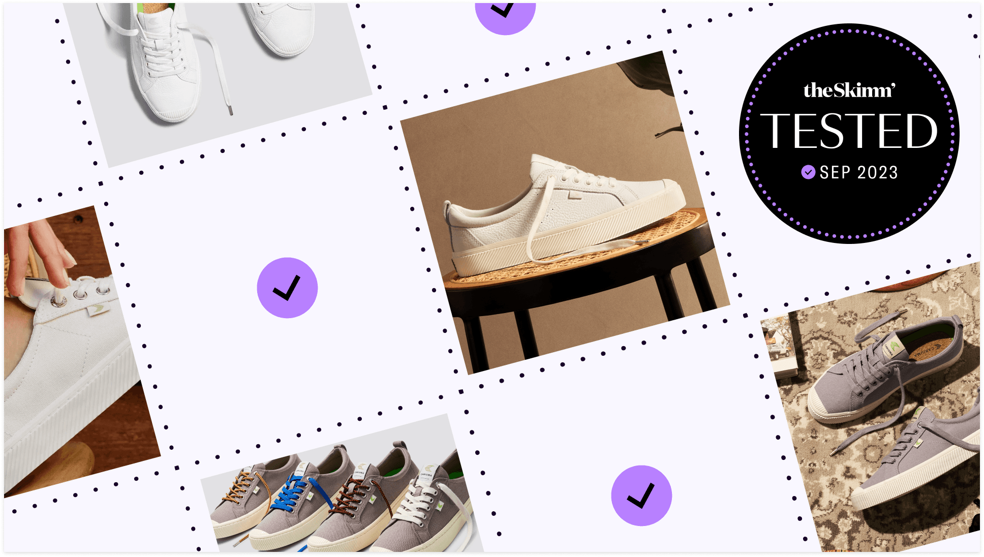 skimm tesed cariuma sneaker review