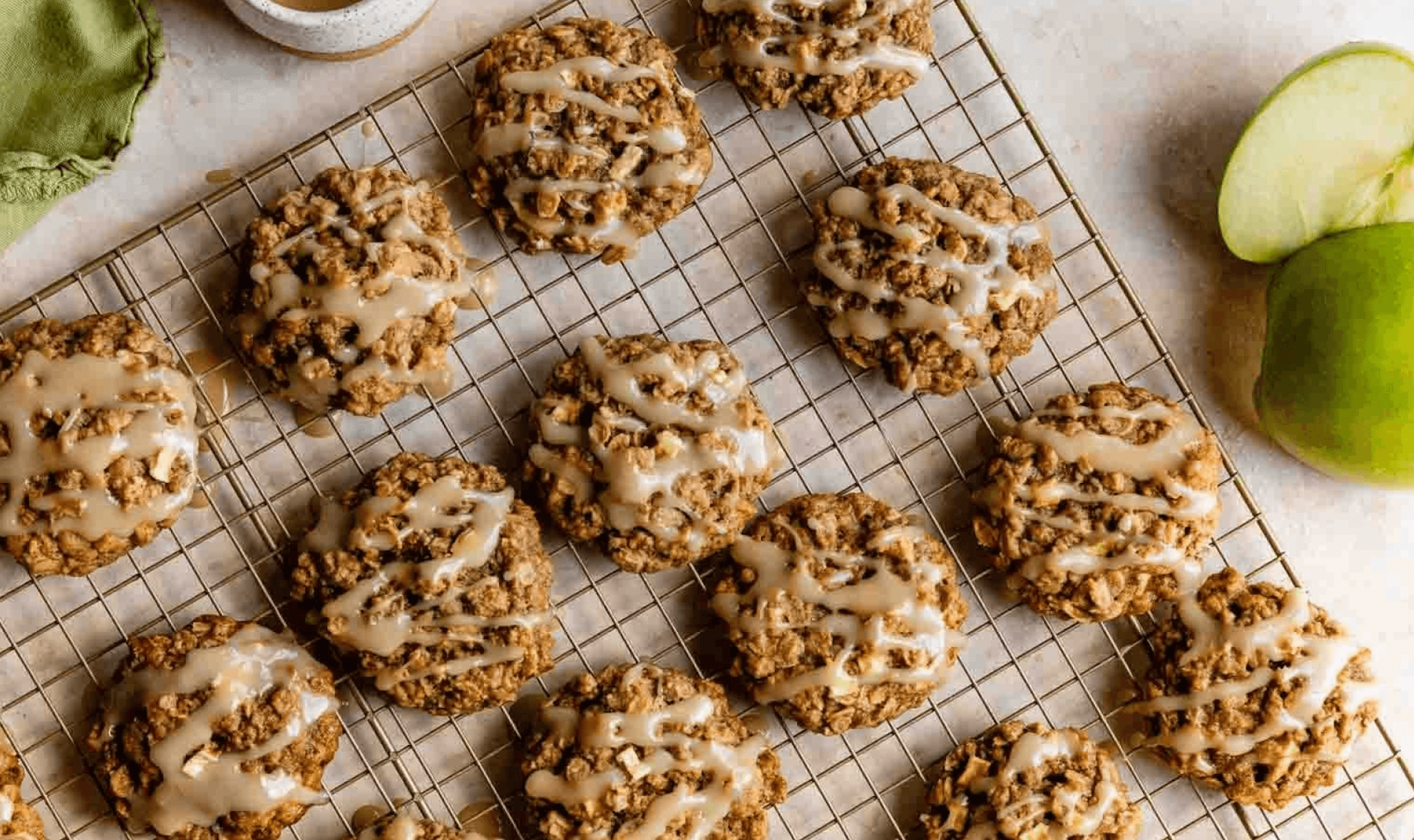Apple Cinnamon Oatmeal Cookies