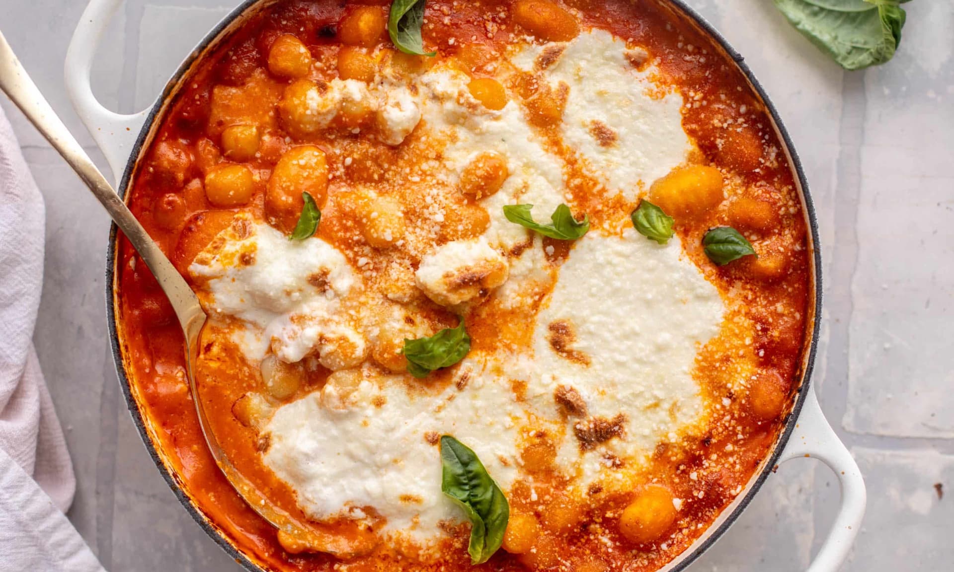 How Sweet Eats’ Baked Vodka Sauce Gnocchi With Burrata