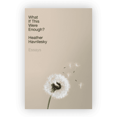 What If This Were Enough?