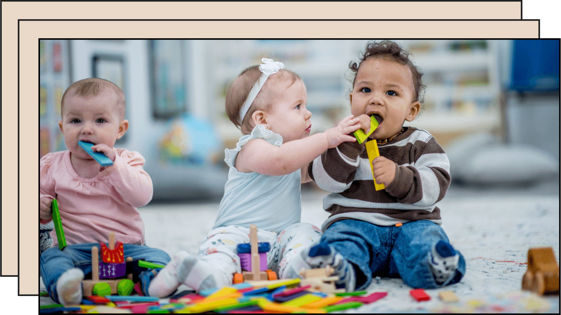 babies at a daycare center