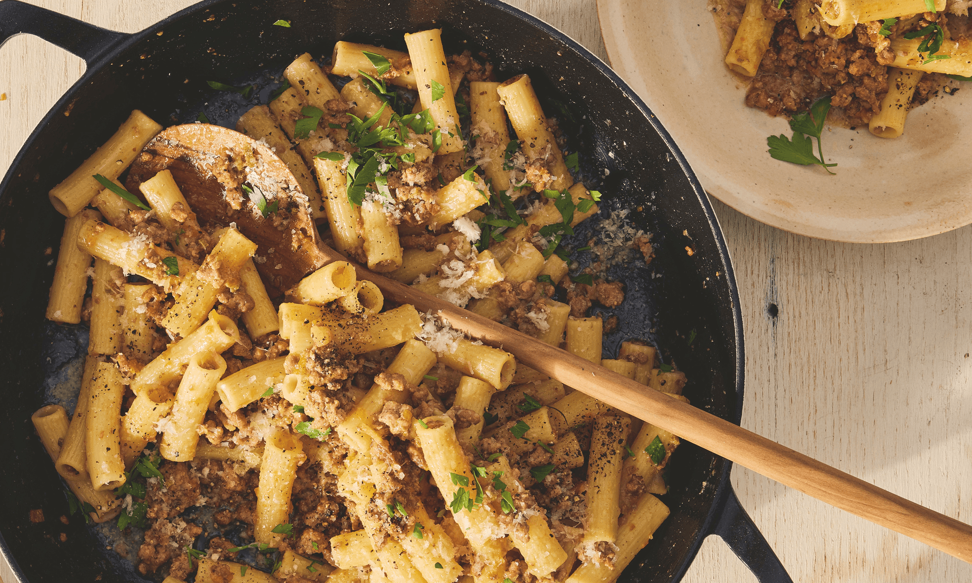 Kay Chun’s Shiitake Mushroom Bolognese Bianco