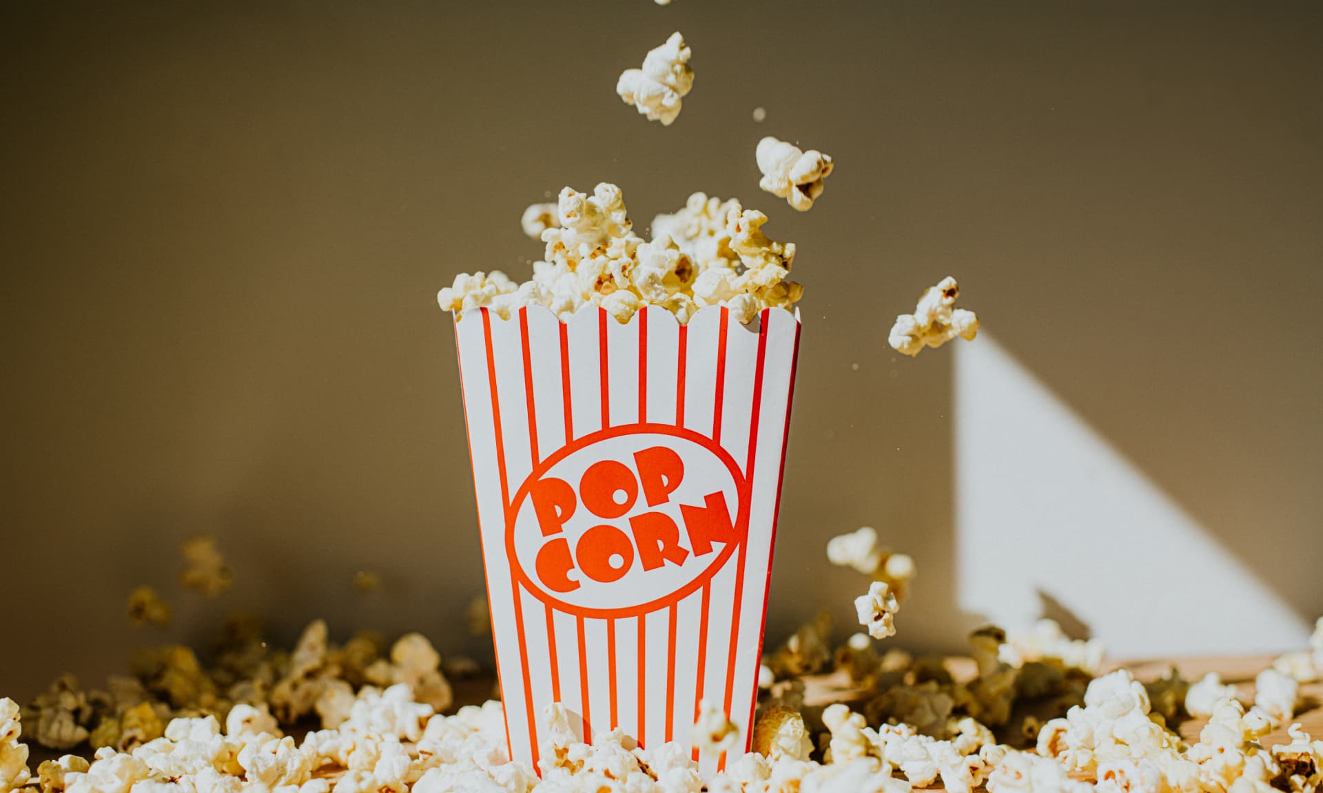 Popcorn at the movie theater