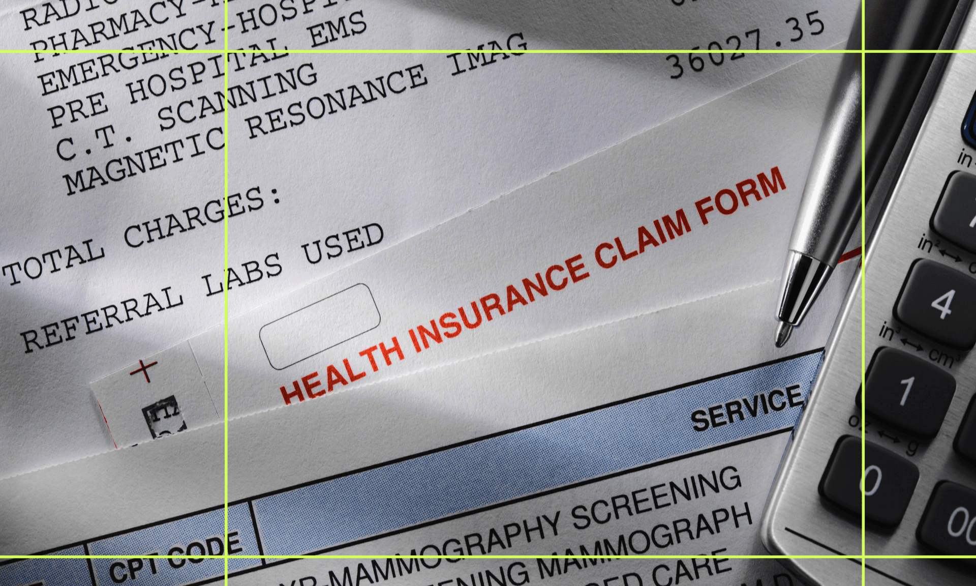 Health insurance documents