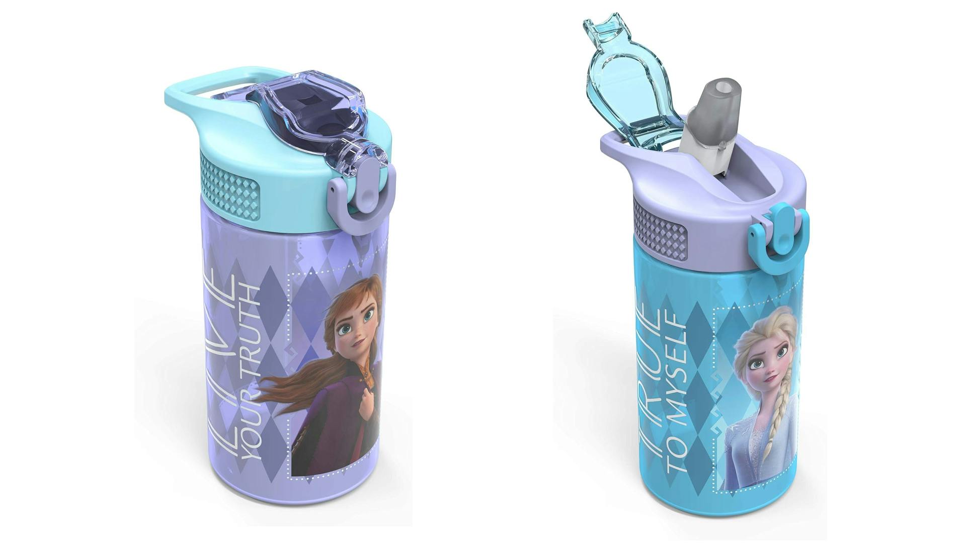 frozen themed water bottles