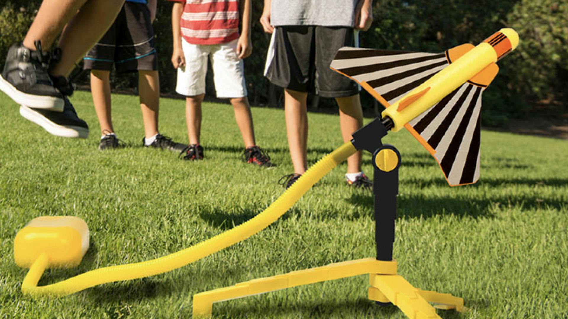 stomp rocket game for kids to pay