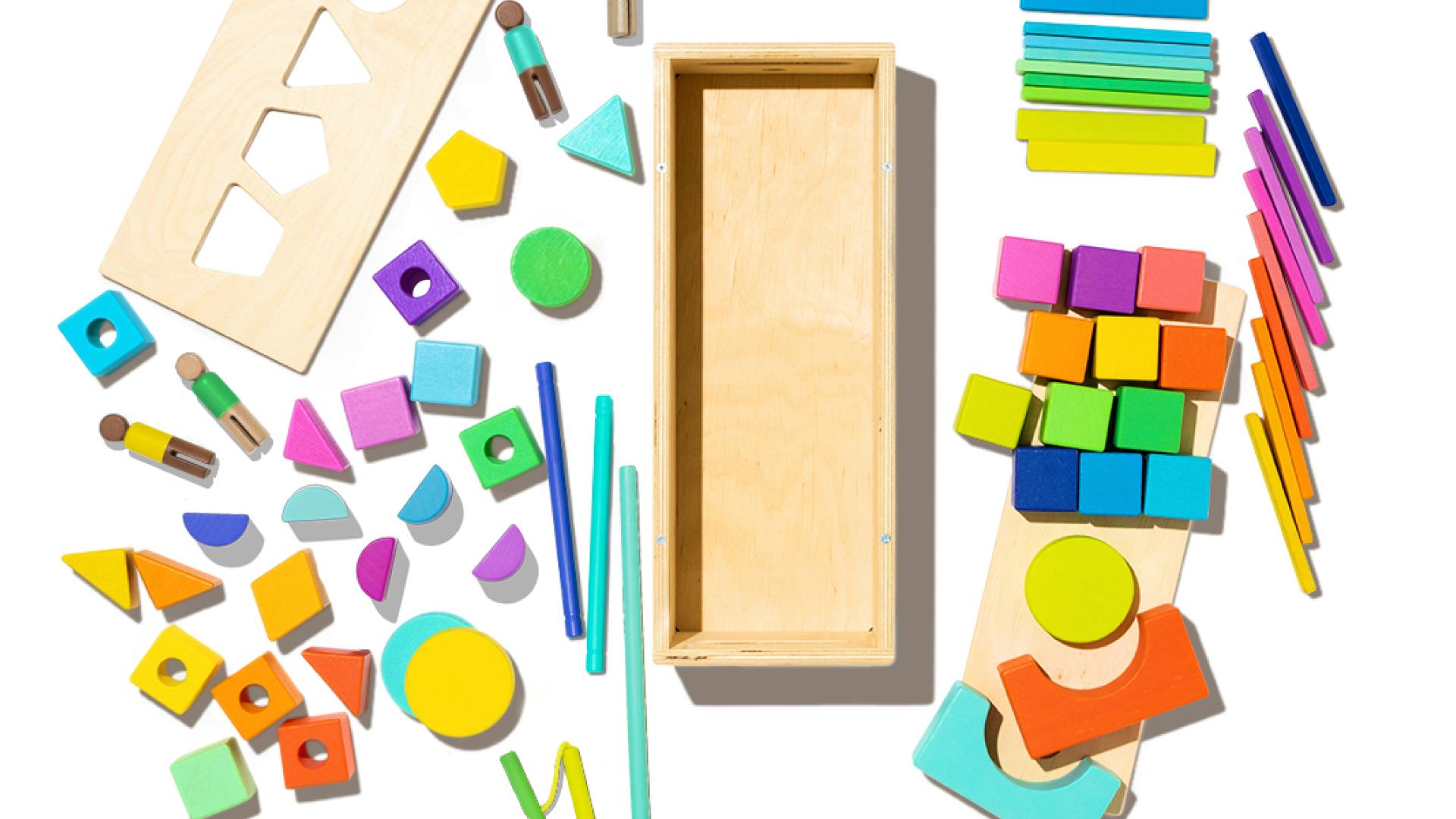 colored block set for ages 1+